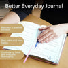 Gratitude Journal: Daily Mindfulness Prompts, Positivity Tracker & Happiness Exercises - Guided Reflective Writing, Self - Care Journal for Women &Men (Pink) - Forever Consciousness