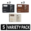 RXBAR Protein Bars, 12g Protein, Gluten Free Snacks, Chocolate Lovers Variety Pack (5 Boxes, 25 Bars)