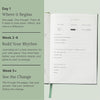 Day by Day Daily Gratitude Journal 2025 for Mindfulness, Happiness, Reflection, and Self Care, Undated Planner Gifts for Women & Men - Forever Consciousness