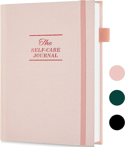 Self - Care Notebook, Wellness & Daily Reflection Gratitude Journal & Mood Tracker for Women Self Care Planner, A5 Size (Pink) - Forever Consciousness