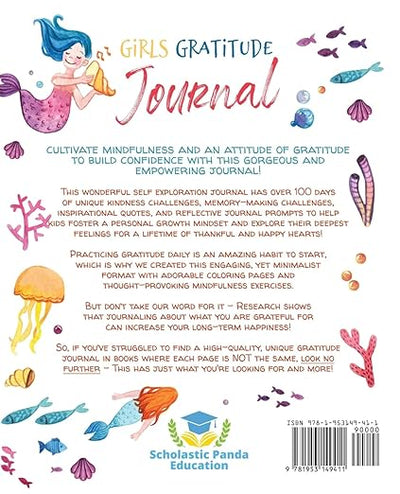 Girls Gratitude Journal: 100 Days To Practice Mindfulness With Prompts, Fun Challenges, Affirmations, and Inspirational Quotes for Kids in 5 Minutes a ... a Better Life! (Growth Mindset Read Alouds) Paperback – May 18, 2022 - Forever Consciousness