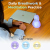 Mindsight 'Breathing Buddha' Guided Visual Meditation Tool for Mindfulness | Slow Your Breathing & Calm Your Mind for Stress & Anxiety Relief | Perfect for Adults & Kids | Relaxing Self Care Gift - Forever Consciousness