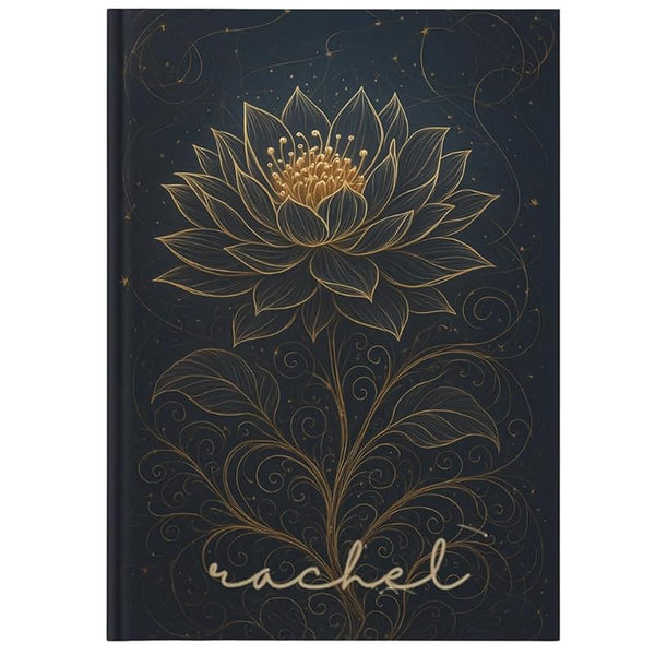 Lotus Flower Hardcover Journal, Divine Energy Field Writing Journal, Meditation Notebook Yoga Diary, Spiritual Sketchbook, Inspirational Planner, Yogi Gifts For Women, Gift For Yoga Teacher