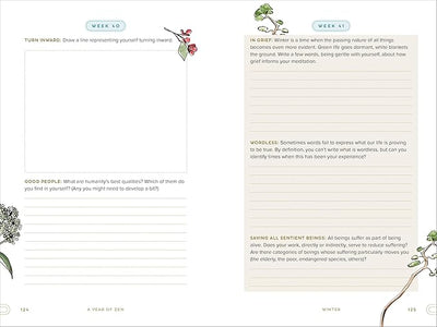 A Year of Zen: A 52 - Week Guided Journal (A Year of Reflections Journal) Paperback – September 22, 2020 - Forever Consciousness