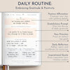 RYVE Daily Gratitude Journal for Women: 6 - Month Guided Positivity & Wellness Journal with Prompts - Affirmation, Mindfulness, Self Help & Reflection, Gratitude Journal Notebook, Manifestation Journal - Forever Consciousness