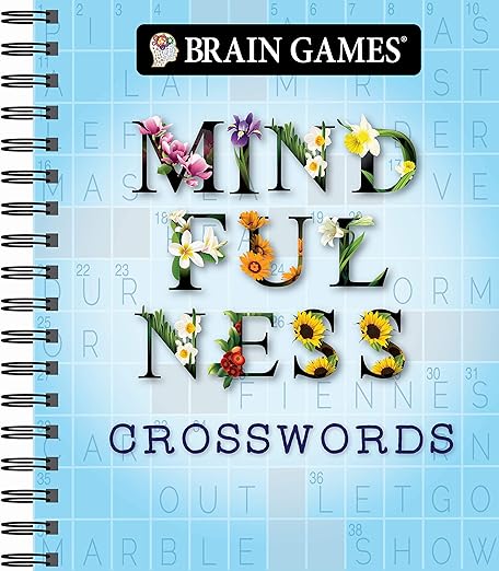 Brain Games - Mindfulness Crosswords      Spiral-bound – November 15, 2019