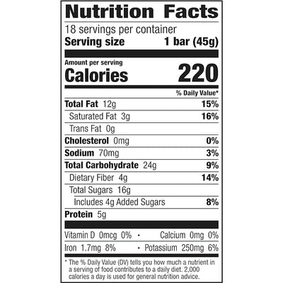 Larabar Peanut Butter Chocolate Chip, Gluten Free Fruit & Nut Bar, 18 Ct