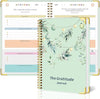 Gratitude Journal with Vivid Colorful Layout Design for Women,Men,Teens, Daily Journal with Prompts,Hardcover Planner for More Happiness, Mindfulness & Reflection, Daily Affirmations, Spiral Binding (Green Leaves) - Forever Consciousness