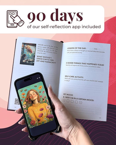 Daily Reflection Journal for Women with Prompts, Metaphorical Cards, Coloring & Exercises – Gratitude, Mindfulness & Mental Health Guided Journal - Forever Consciousness