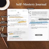 Self - Care Notebook, Wellness & Daily Reflection Gratitude Journal & Mood Tracker for Women Self Care Planner, A5 Size (Pink) - Forever Consciousness
