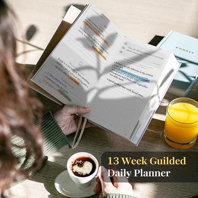 Self - Care Notebook, Wellness & Daily Reflection Gratitude Journal & Mood Tracker for Women Self Care Planner, A5 Size (Pink) - Forever Consciousness