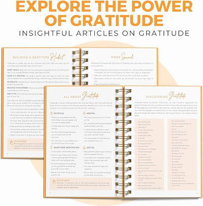 Gratitude Journal for Women: Thankfulness Prompts & Daily Positive Affirmations, Guided Planner & Thoughtful Gift for Self-Love & Happiness Journaling