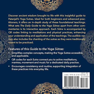 The Daily Guide to the Yoga Sutras: Bringing Ancient Wisdom to Modern Practice Paperback – July 23, 2024 - Forever Consciousness