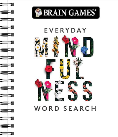 Brain Games - Everyday Mindfulness Word Search (White)     Spiral-bound – December 1, 2018