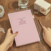 Self - Care Notebook, Wellness & Daily Reflection Gratitude Journal & Mood Tracker for Women Self Care Planner, A5 Size (Pink) - Forever Consciousness