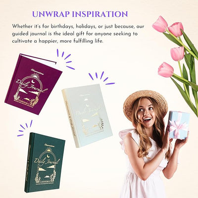 Gratitude Journal for Women & Men - Daily Mental Health Journal for Self Love, Mindfulness, Manifestation | Self Care & Spiritual Birthday Gift for Women | Guided Diary with Prompts - Observations - Forever Consciousness