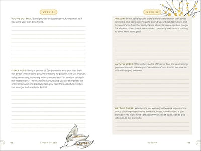 A Year of Zen: A 52 - Week Guided Journal (A Year of Reflections Journal) Paperback – September 22, 2020 - Forever Consciousness