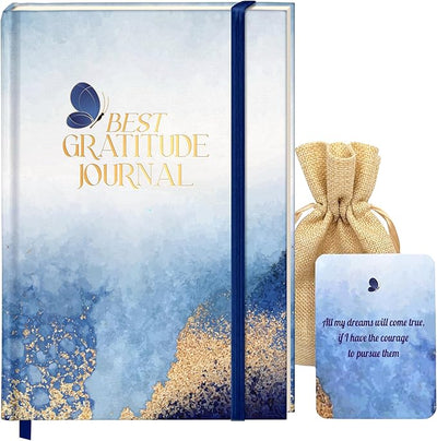 Best Gratitude Journal with Daily Affirmation Cards - Mindfulness Journal for Happiness, Productivity, Self - Care, and Positive Thinking - Ideal Gift for Women and Men, 200 Pages, Premium Quality - Forever Consciousness