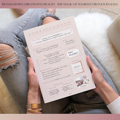 Manifestation Journal | Law of Attraction Daily Planner to Manifest your Dream Life - A5 Lux - Forever Consciousness