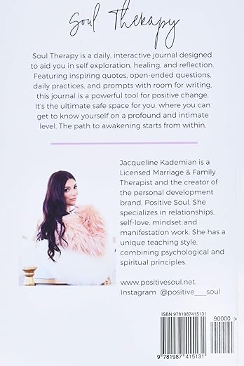 Soul Therapy: A 365 day journal for self exploration, healing and reflection (Soul Therapy series) Paperback – April 11, 2018 - Forever Consciousness