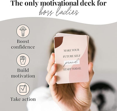 Manifestation Affirmation Cards for Women – 52 Positive Daily Quotes with Motivational Actions | Inspirational Mindfulness Deck for Self Care, Meditation, Productivity & Badass Confidence - Forever Consciousness