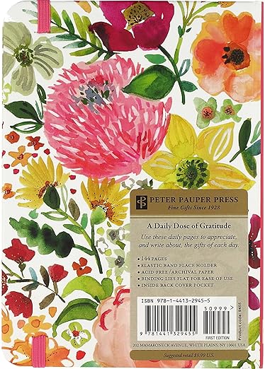 A Daily Dose of Gratitude Journal: A Daily Journal for Appreciating Life's Gifts Hardcover – Notebook, November 21, 2018 - Forever Consciousness