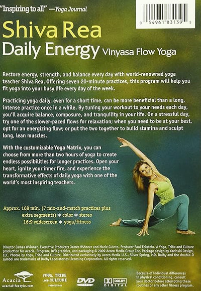 Rea Shiva: Daily Energy Vinyasa Flow Yoga - Forever Consciousness