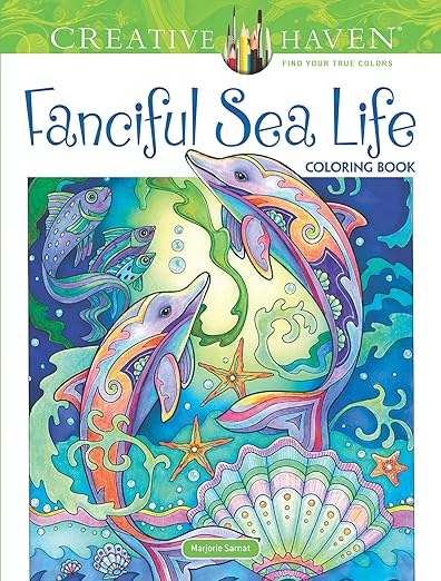 Creative Haven Fanciful Sea Life Coloring Book: Relaxing Illustrations for Adult Colorists (Adult Coloring Books: Sea Life)      Paperback – Coloring Book, February 15, 2018