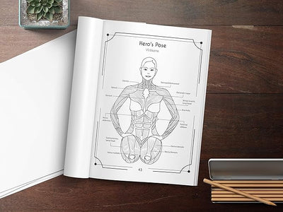 Yoga Anatomy Coloring Book: A New View At Yoga Poses Paperback – June 18, 2019 - Forever Consciousness