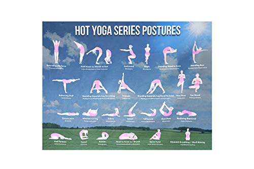 Amazon.com: SinYor Yoga Poster - Beginners Perfect Workout Posters For Home  Gym - Exercise Charts Incl Yoga Poses Stretching - 20 Printed Yoga Poses  (08×12inch-No framed) : Sports & Outdoors